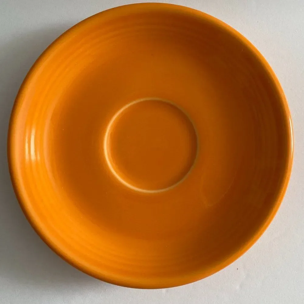 Fiestaware HLC Retired Color Tangerine Saucer